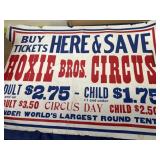 HOXIE Brothers circus poster