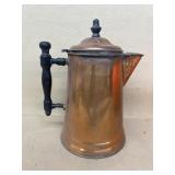 Copper coffee pot