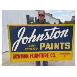 JOHNSTON Paints / Bowman Furniture Sign