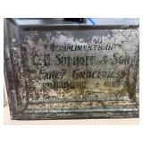 CH SUDHOFF and Sons fancy groceries advertising