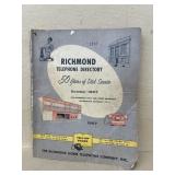 1957 Richmond telephone directory