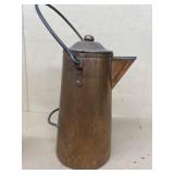 Copper coffee pot