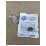 Civil War clay pipe and 1861 button from union
