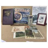 Buffalo brand, apples, advertising label,