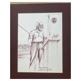 1977 drawing of Argus OGBORN city of Richmond,