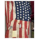 Original 45 star flag that hung from the third