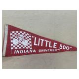 Little 500 Indiana University pennant vintage