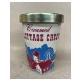 Miller dairy cream, cottage cheese container