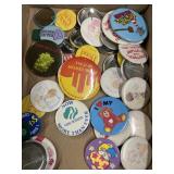 Assorted pin back collection