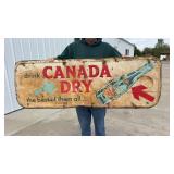 1925 Canada dry metal sign