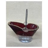 Flash glass souvenir of Toledo coal bucket