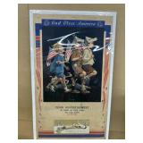 Yankee doodle. God bless America salesman sample