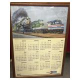 1992 Amtrak poster calendar