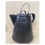Metal coffee pot