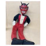 Richmond red Devils vintage plush devil R