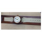 Wristwatch wooden store display