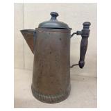 Copper coffee pot