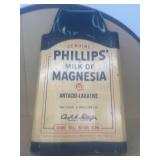 Phillips milk of magnesia wax box advertising