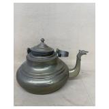 Brass serpent, head teapot