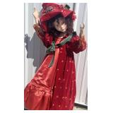 Porcelain store display doll 3 1/2 foot