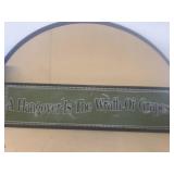 A hangover is WRATH of grapes