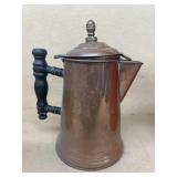Copper coffee pot