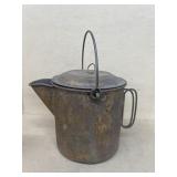 Old metal coffee pot
