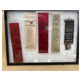1897 General Tom, Bennett, Civil War, ribbons a