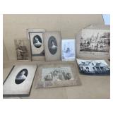 Vintage photographs, including early photo of