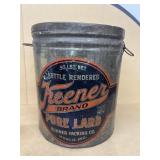 KEENER brand pure large, can Muncie Indiana