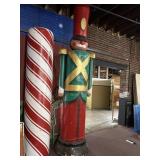 Wooden soldier, approximately 20s plus feet