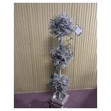 Sterling Forest pre-lit silver 5 foot Christmas