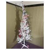 White decorated Christmas tree 6 foot