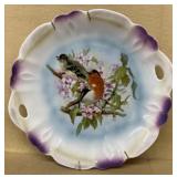 German Bird Ribbon plate