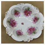 Pink flower, deep bowl