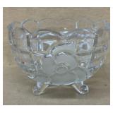 Crystal Bowl Floral pattern