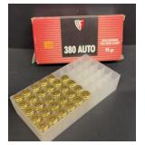 29 rounds 380 auto ammo FIOCCHI-NO SHIPPING