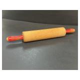 Rolling pin red painted handles
