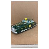 Dick Tracy pressed steel wind up car
