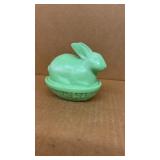 Vintage Rabbit in a Basket