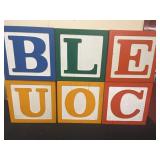 Wooden blocks 14 1/2' x 14 1/2' each block