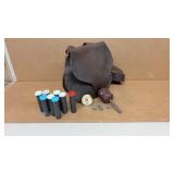 Black Powder Bag and accessories