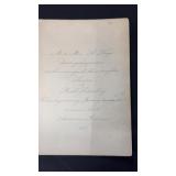 1885 Wedding Invitation