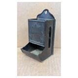 Vintage Metal Match Box Holder