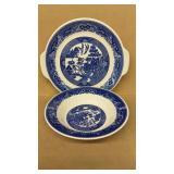 Willow Ware Bowl and platter