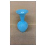 Blue Art Glass Vase