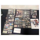 1980s commemorative stamp collection, unused