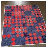 Patch Block Quilt 7ï¿½ x 5.5ï¿½