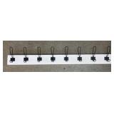 8 hook coat rack