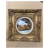Linwel hand painted plate